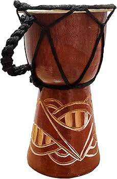 Amazon | Djembe Drum Carved Bongo African inspired music also a
